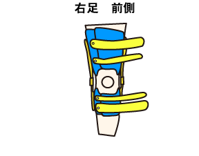 右足 前側2